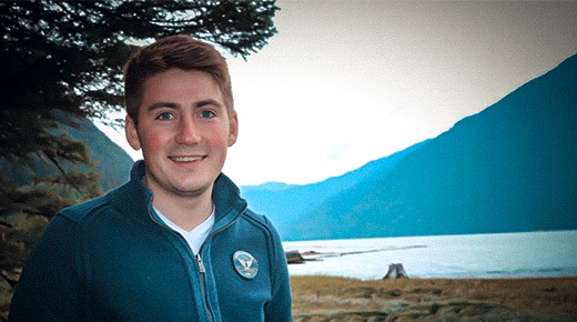 Stanislav Novikov, founder of Nokatis, outdoors at a coastal landscape